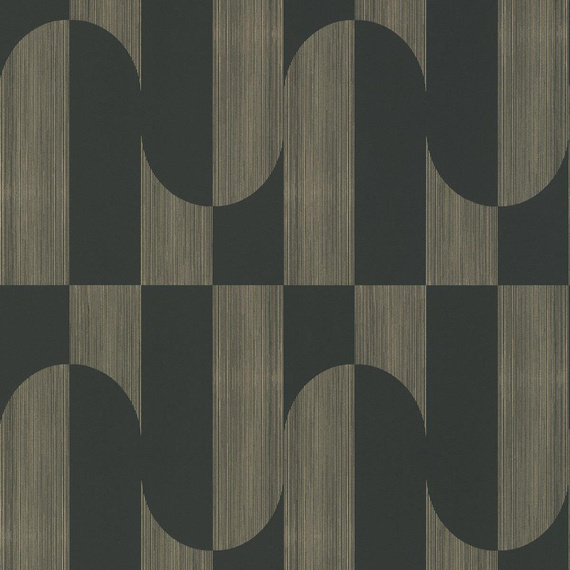 Tapeta ścienna Grandeco Asperia A55702 odcienie czerni odcienie