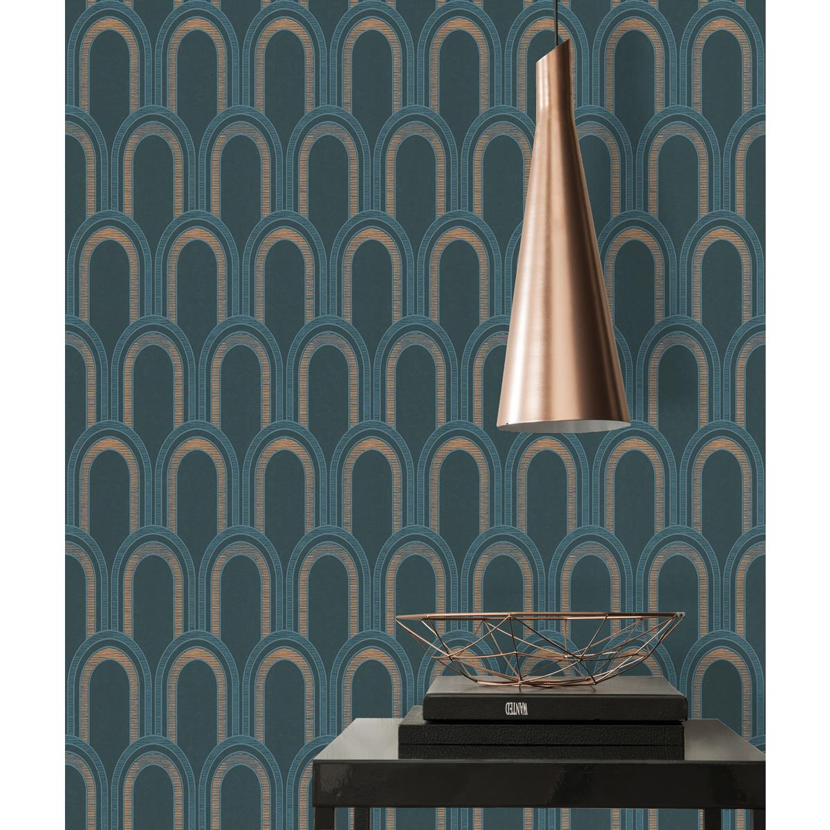 Wallpaper Architects Paper Arcade 391763 shades of blue shades of