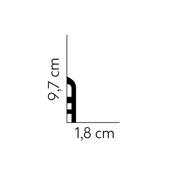 Listwa przypodłogowa Mardom Decor (lakierowana) - MD355P