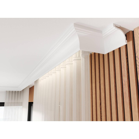 Creativa Curtain Moulding with LED Option,- LK-05