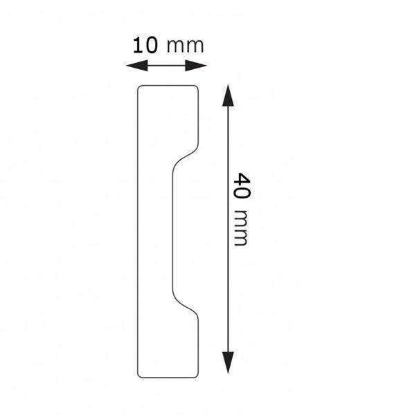 Creativa Listwa przypodłogowa z polistyrenu - LPC-36