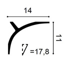 Listwa oświetleniowa / karniszowa Orac Decor C991