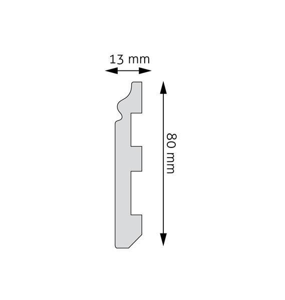 Creativa Listwa przypodłogowa z polistyrenu - LPC-07