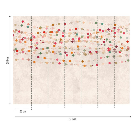 Tapeta ścienna Metropolitan Stories The Wall - 38305-1 Kolorowe Kropki II