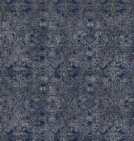 Tapeta ścienna Casamance Mansour Jali Bleu - 74420438