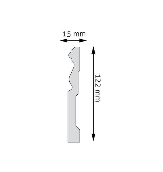 Creativa Listwa przypodłogowa z polistyrenu - LPC-09