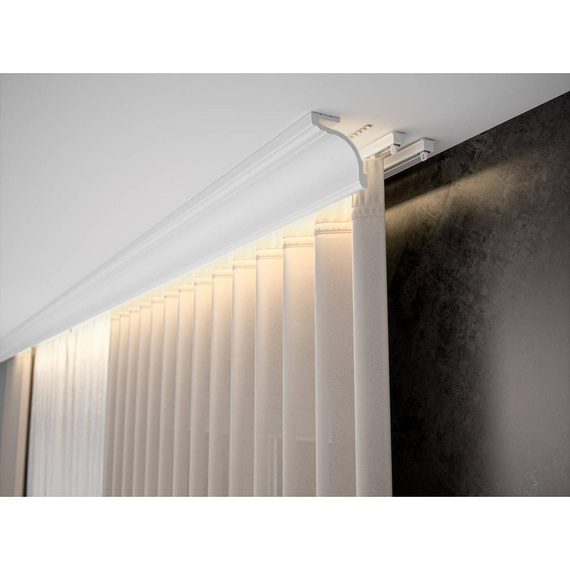 Creativa Curtain Moulding with LED Option,- LK-05