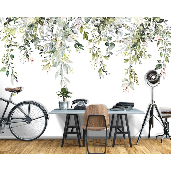 Wall mural Consalnet Hanging eucalyptus leaves III 14497