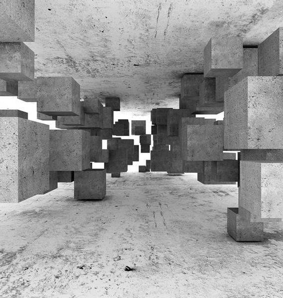 Fototapeta AS Creation Designwalls Concrete Tetris DD118742