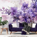 Wall mural Consalnet Violet Flowers 3D 14736