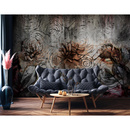 Wall mural Consalnet Roses on concrete 14517