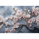 Wall mural Consalnet Painted Branches Flowers 3D 14754