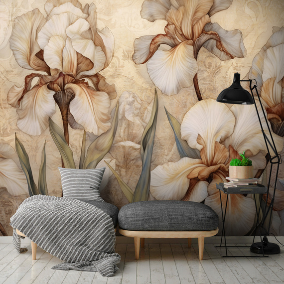 Wall mural Consalnet Iris Flowers 14727