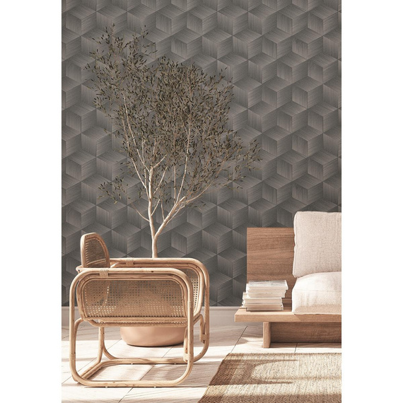 Wallpaper Cubiq AS Creation D'Eco Natural Living - 38506-4