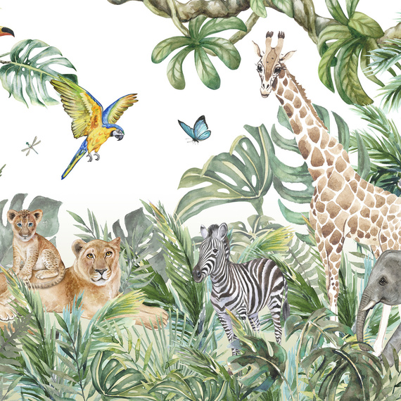 Wall mural Consalnet For children jungle animals 14522