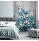 Fototapeta Consalnet Rośliny na betonie 13576