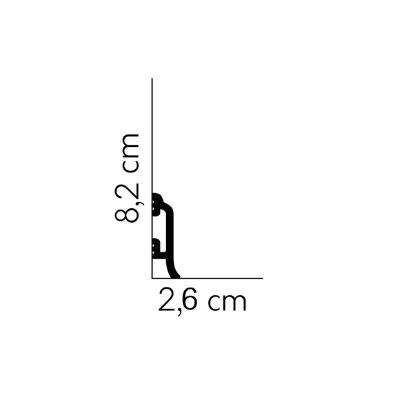 Listwa przypodłogowa Mardom Decor (lakierowana) - MD8300P